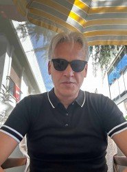 8499-Gastello Siyah Yaka Şeritli  Düğmeli Polo Yaka Kısa Kollu Slim Fit Merserize