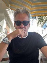 8516-Angelo Galasso Siyah Bisiklet Yaka Kısa Kollu Slim Fit Merserize