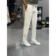 8769-JC Krem Keten Pantolon