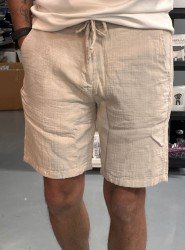 8777-BYMN Vizon Comfort Fit Müslin Şort