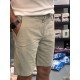 8785-BYMN A.Yeşil Regular Fit Keten Şort