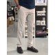 9406-JC Gri Keten Pantolon