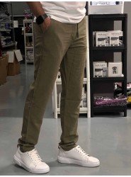 9407-JC Haki Keten Pantolon