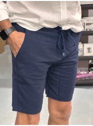 9409-JC Lacivert Keten Şort