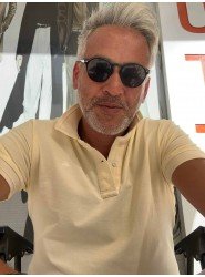 9424-Brooks Brothers Açık Sarı Yıkamalı Polo Yaka Tshirt