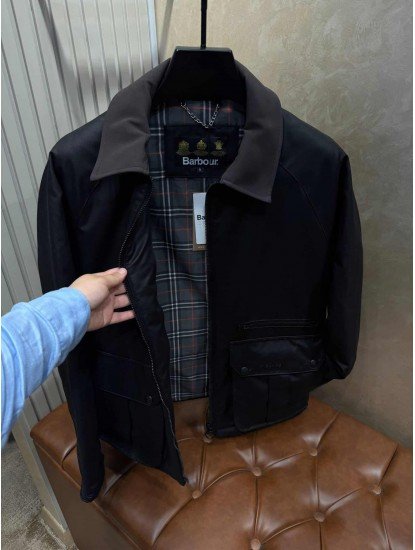 9455-Barbour Siyah Mont