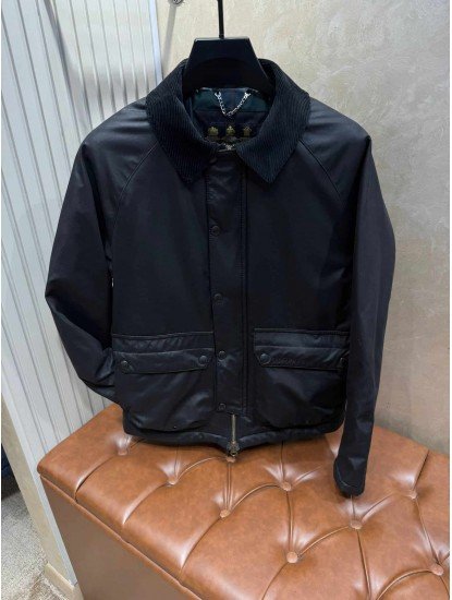 9455-Barbour Siyah Mont
