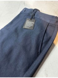 9476-NTW Lacivert Kışlık İp Detaylı Joger Pantolon