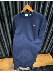 9491-Lcst Lacivert Bisiklet Yaka Klasik Logo Triko Kazak