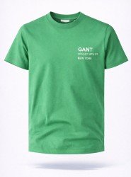 12338-GNT Yeşil Bisiklet Yaka Tshirt