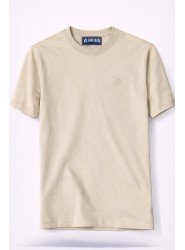 12377-VLBQN Vizon Tona Ton Bisiklet Yaka Tshirt