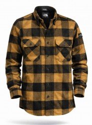 2265-North Face Sütlü Kahve Regular Oduncu Gömlek