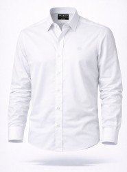 2583-VK Beyaz Comfort Fit Gömlek