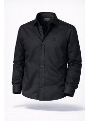 2585-VK Siyah Comfort Fit Gömlek