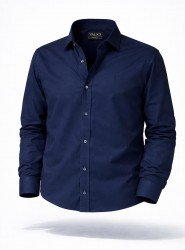 2704-VK Lacivert Comfort Fit Gömlek 