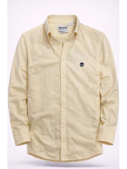 2751- TMBRLND Açık Sarı Comfort Fit Gömlek