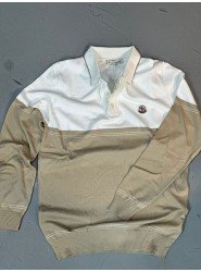 9108-Monchler Bej Polo Yaka Triko