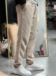 7127-BYMN Comfort Fit Vizon Müslin Pantolon 