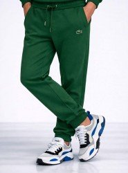 8061-LCST Yeşil Pike Kumaş Eşofman Altı