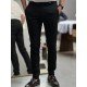 8602-Score Siyah Pamuk Pantolon
