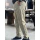 8648-NTWRK A. Yeşil Rengi Regular Fit Keten Pantolon