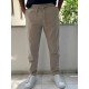 8650-NTWRK Vizon Rengi Regular Fit Keten Pantolon