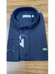 8684- LCST Slim Fit Koyu Lacivert Pamuk Gömlek