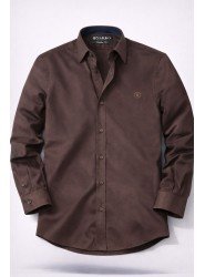 8685- VK Kahverengi Comfort Fit Gömlek 