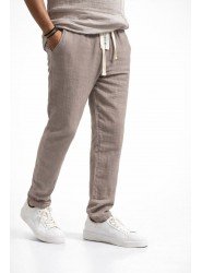 8723- BYMN Vizon İpli Müslin Pantolon