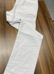 8764-JC Taş Rengi Keten Pantolon