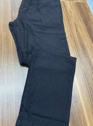 8767-JC Siyah Keten Pantolon