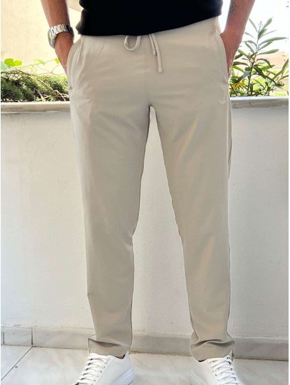 8770-BYMN A.Yeşil  Paraşüt Kumaş Slim Fit Eşofman