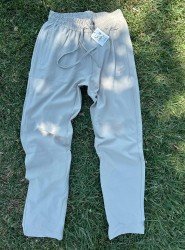 8770-BYMN A.Yeşil  Paraşüt Kumaş Slim Fit Eşofman
