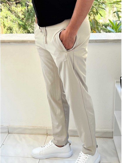 8770-BYMN A.Yeşil  Paraşüt Kumaş Slim Fit Eşofman