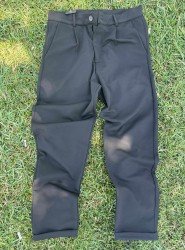 8773-NTW Siyah Slim Fit Pantolon