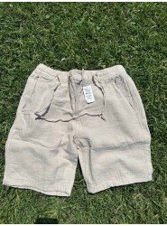 8777-BYMN Vizon Comfort Fit Müslin Şort