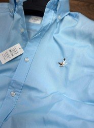 8810- BYMN Comfort Fit Gök Mavisi Pamuk Gömlek