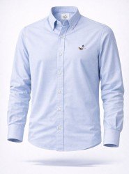 8814- BYMN Comfort Fit A. Mavi Pamuk Gömlek