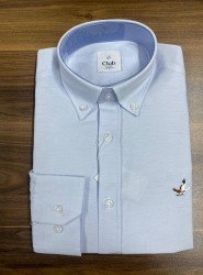 8814- BYMN Comfort Fit A. Mavi Pamuk Gömlek