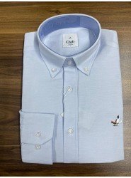 8814- BYMN Comfort Fit A. Mavi Pamuk Gömlek