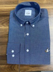 8818- BYMN Comfort Fit A.Lacivert Pamuk Gömlek