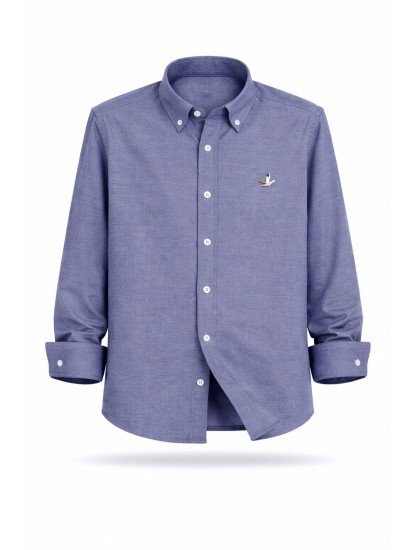 8903-BYMN Comfort Fit A.Lacivert Oxford Gömlek