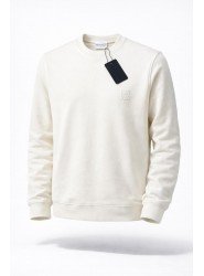 8963-NTW Ekru Bisiklet Yaka Sweath