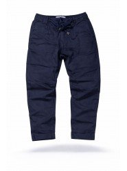 9132-Jacob Cohen Lacivert Keten Rahat Kalıp Pantolon