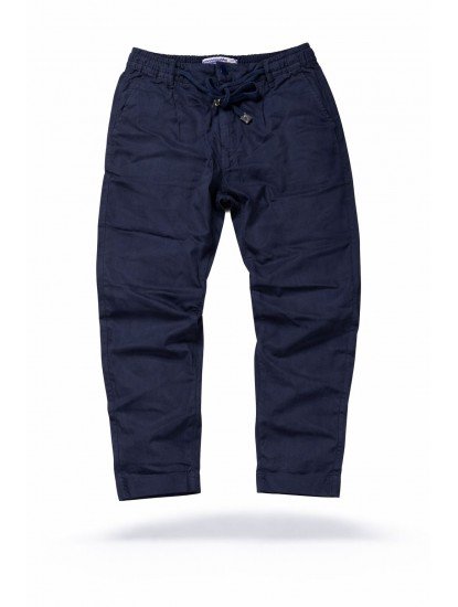 9132-Jacob Cohen Lacivert Keten Rahat Kalıp Pantolon