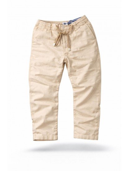 9133-Jacob Cohen Vizon Keten Rahat Kalıp Pantolon