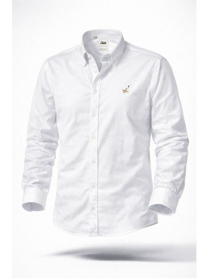 9050-BYMN Beyaz Regular Fit Gömlek