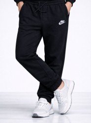 9087-NK Siyah Paçası Lastikli Eşofman Altı