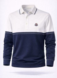 9109-Monchler Lacivert Polo Yaka Triko