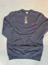 9113-LVS Antrasit Sıfır Yaka Şardonsuz Slim Fit Sweath